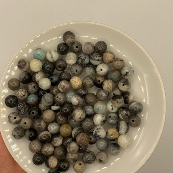 Amazonite 8mm Gemstones 150 Beads for jewelry projects and crafts Brand New - Picture 5 of 5